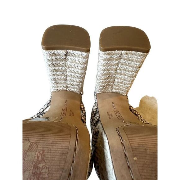 VINCE CAMUTO Women's Patrest Raffia Platform Mule Sandal Cream Size 7.5 - Picture 8 of 11